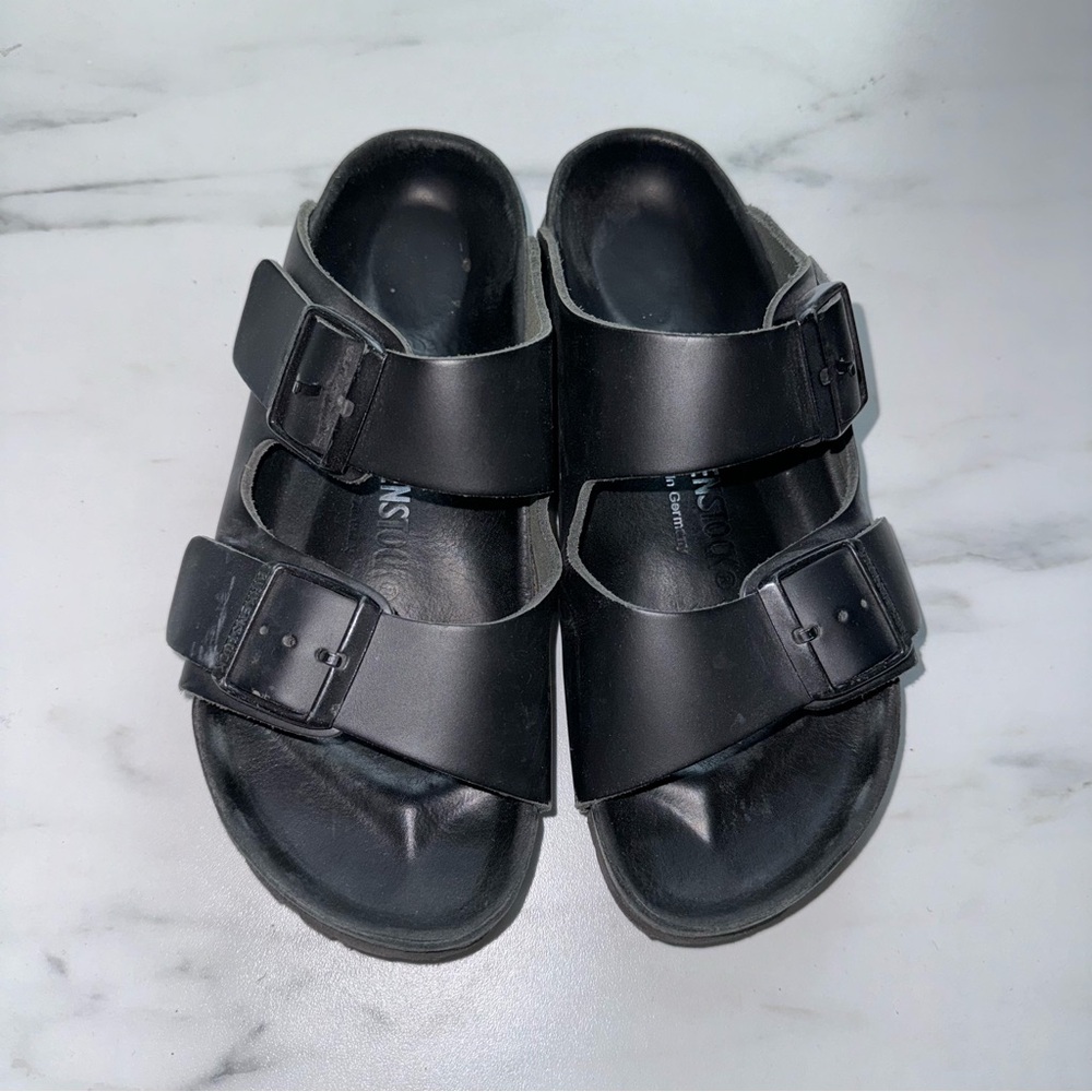 Excellent condition, Birkenstock, Arizona black leather exquisite 36 narrow